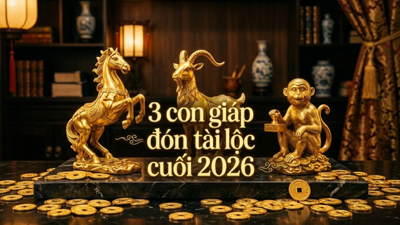 3 Con giáp lội ngược dòng, gom hết tài lộc nửa cuối năm 2026