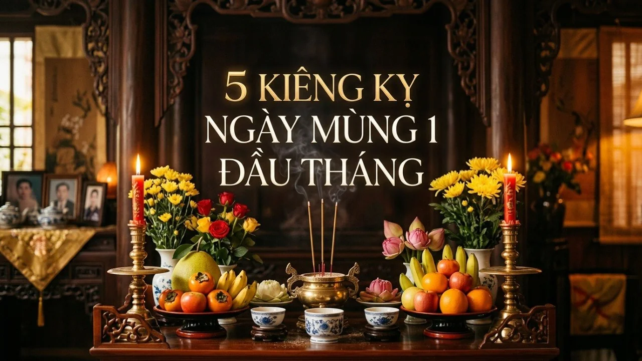 5 Kiêng kỵ tuyệt đối trong ngày mùng 1 đầu tháng để cả tháng suôn sẻ