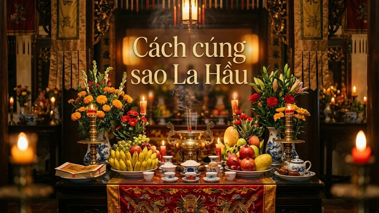Cách cúng sao La Hầu đơn giản, đầy đủ và dễ hiểu