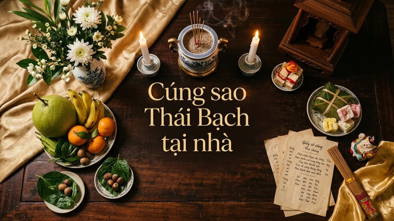 Cách cúng sao Thái Bạch tại nhà đơn giản, dễ hiểu