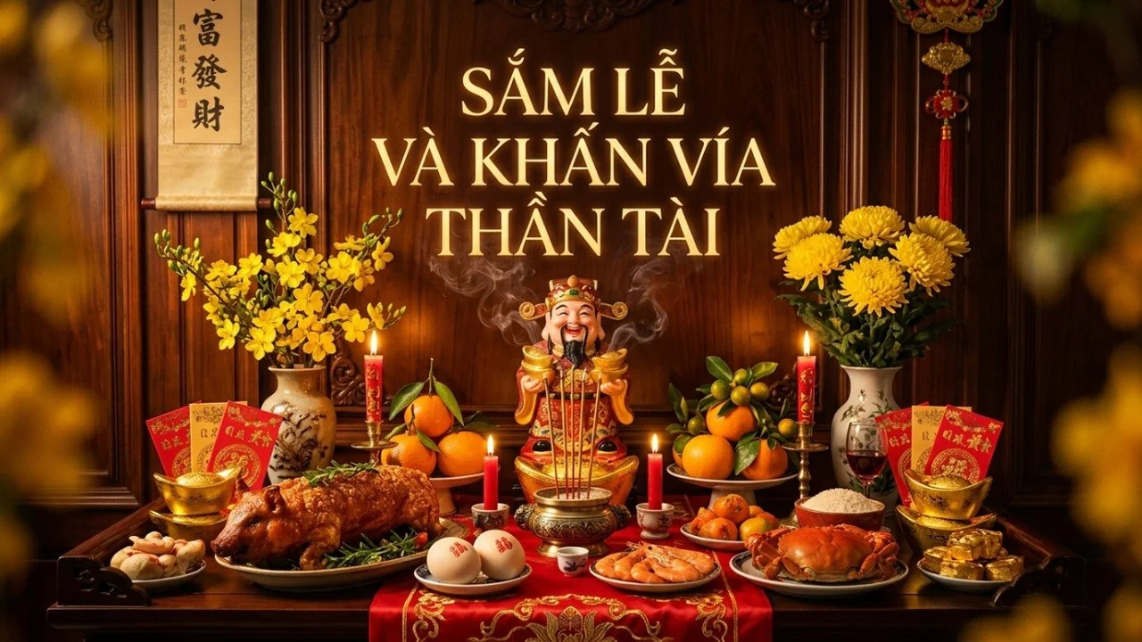 Cách sắm lễ và văn khấn ngày vía Thần Tài (Mùng 10 tháng Giêng)