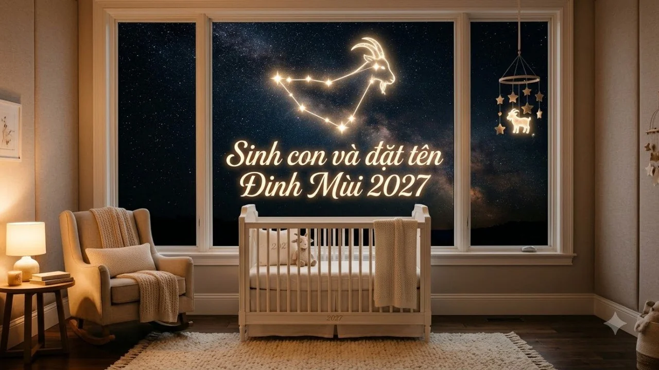 Cẩm nang sinh con & đặt tên con tuổi Đinh Mùi 2027