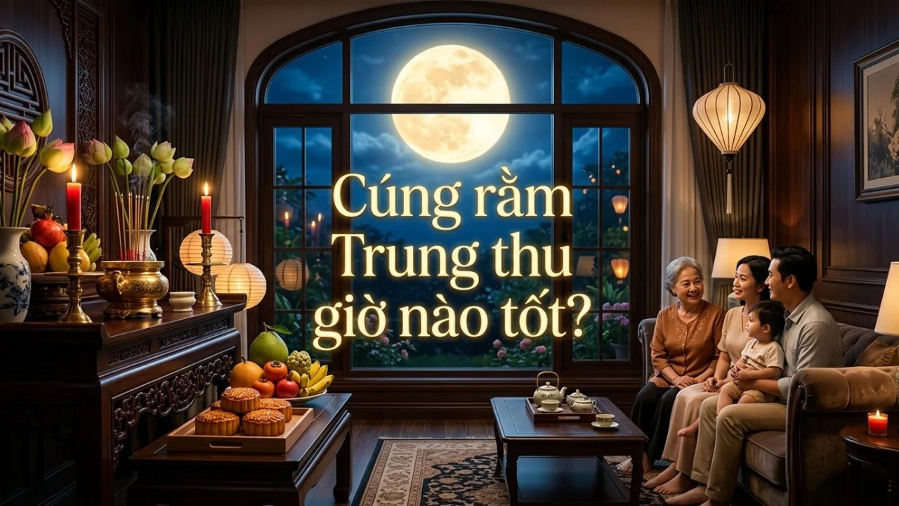 Cúng rằm trung thu vào lúc nào tốt nhất để đón tài lộc?