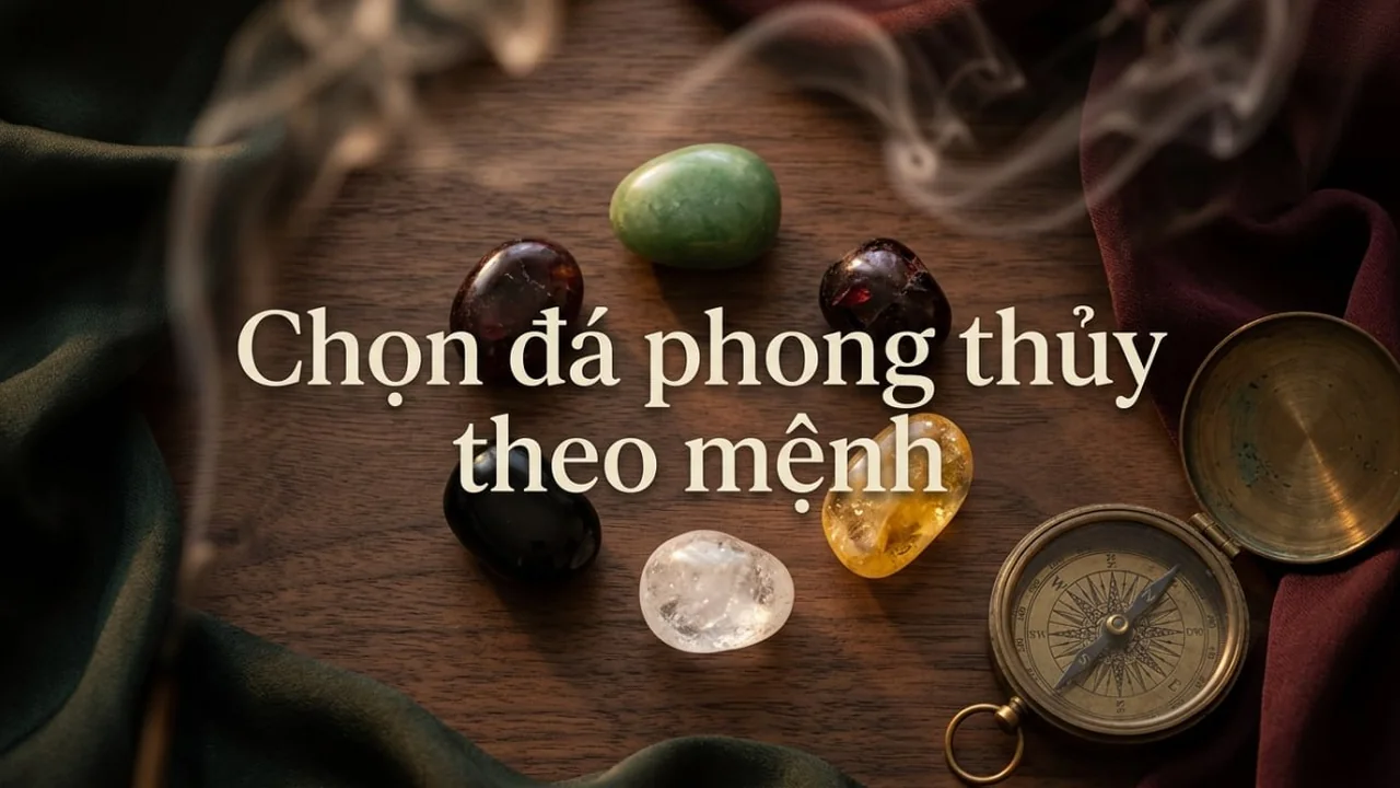 Đá phong thủy theo mệnh: Hướng dẫn chọn đúng màu, đúng đá