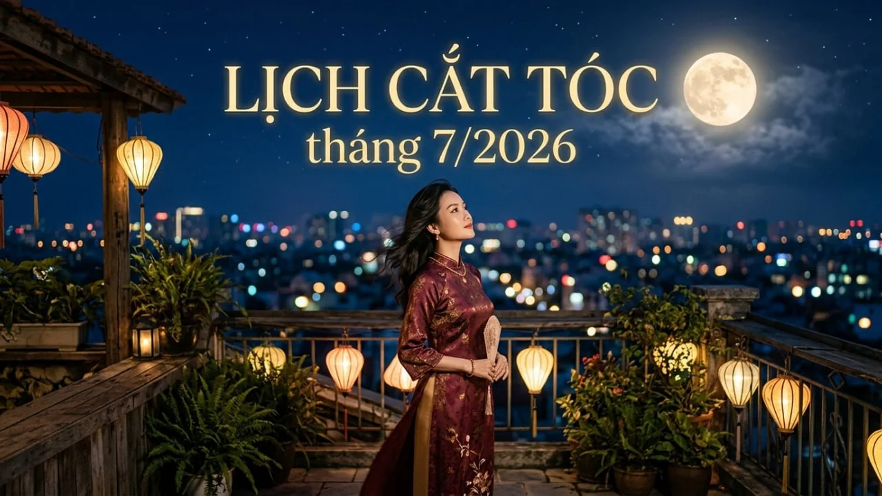 Lịch cắt tóc tháng 7/2026: ngày đẹp, ngày nên tránh