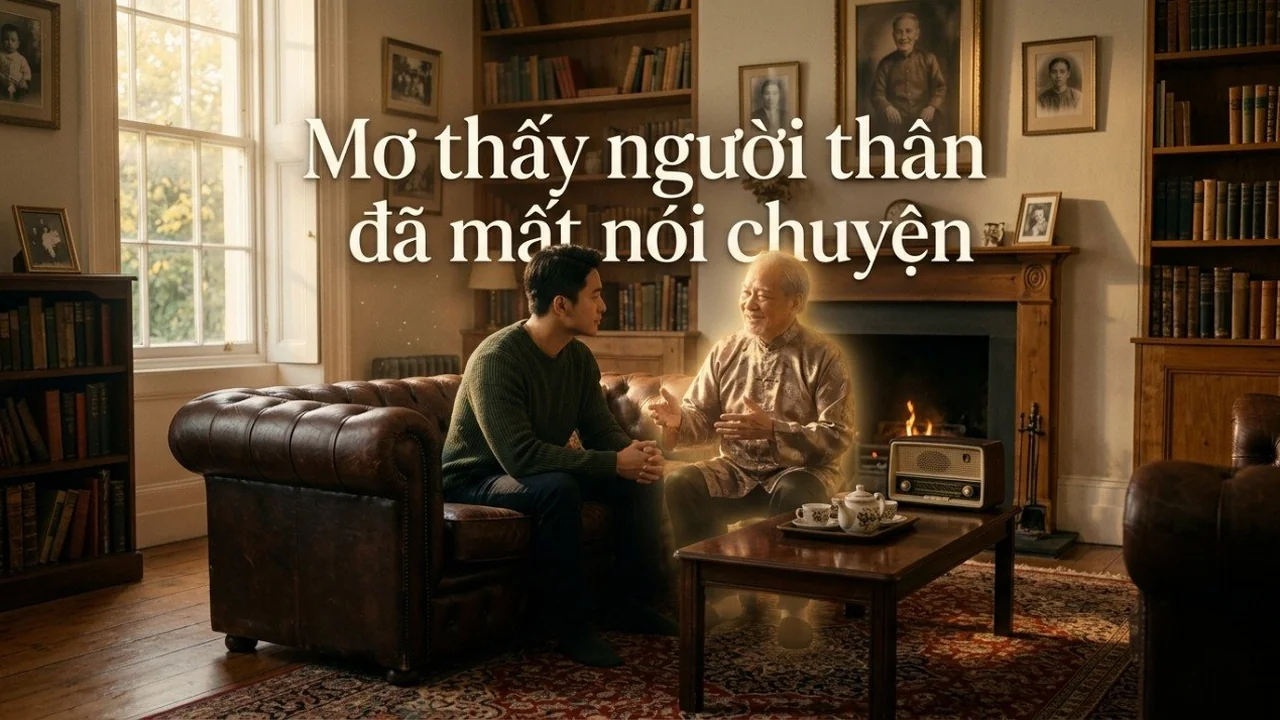 Mơ thấy người thân đã mất về nói chuyện là điềm báo gì?