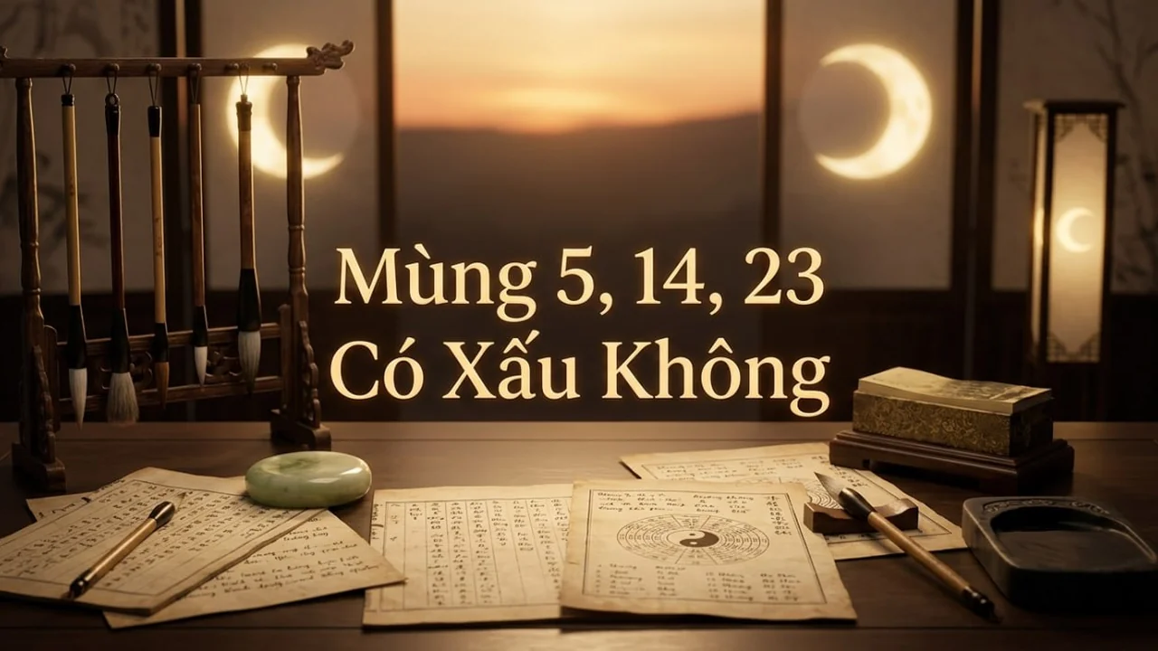 Mùng 5, 14, 23 có phải là ngày xấu không?