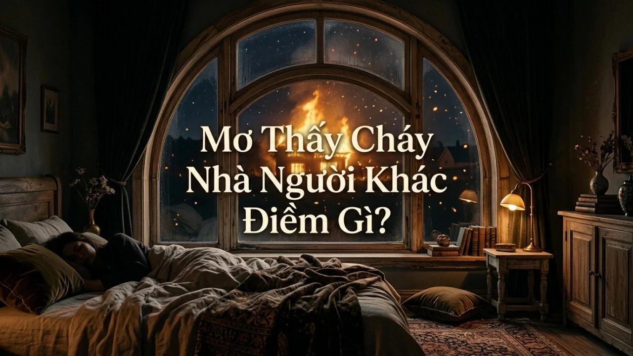Nằm mơ thấy cháy nhà người khác báo điềm gì?
