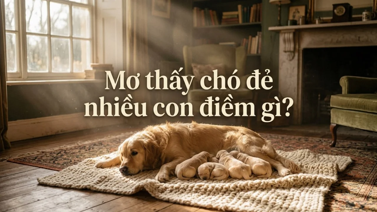 Nằm mơ thấy chó đẻ nhiều con điềm tốt hay xấu