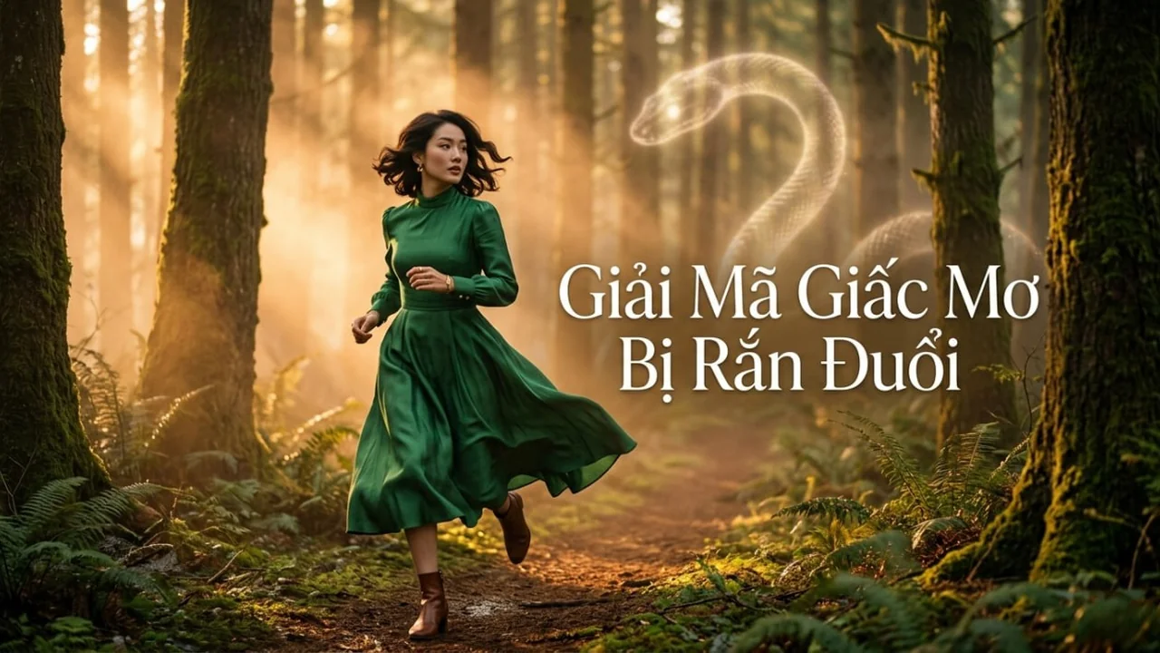 Nằm mơ thấy rắn đuổi theo mình