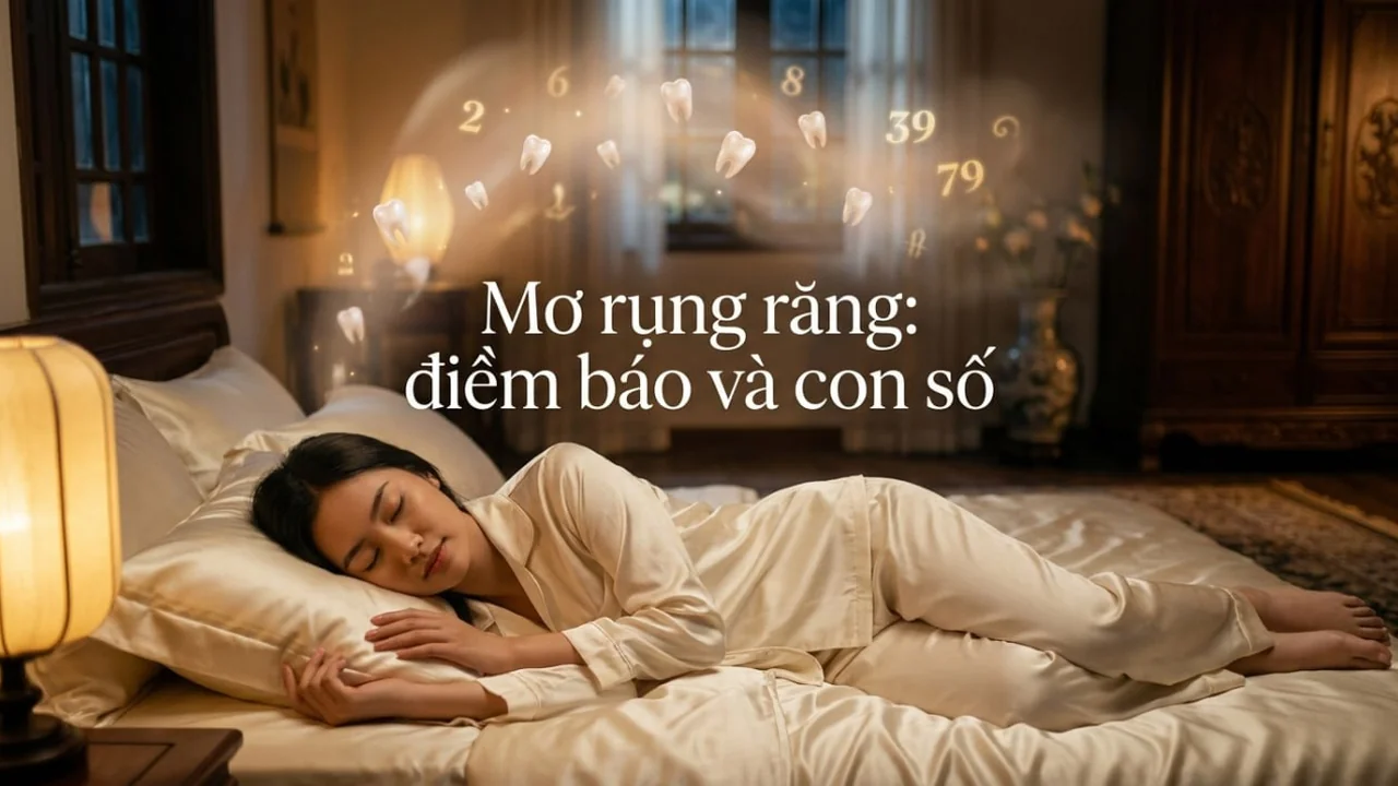 Nằm mơ thấy rụng răng: Điềm báo gì và con số may mắn?