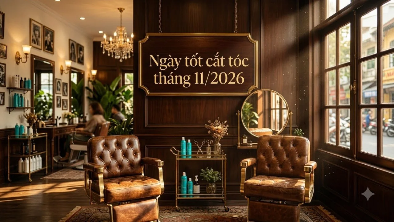 Ngày tốt cắt tóc tháng 11 năm 2026
