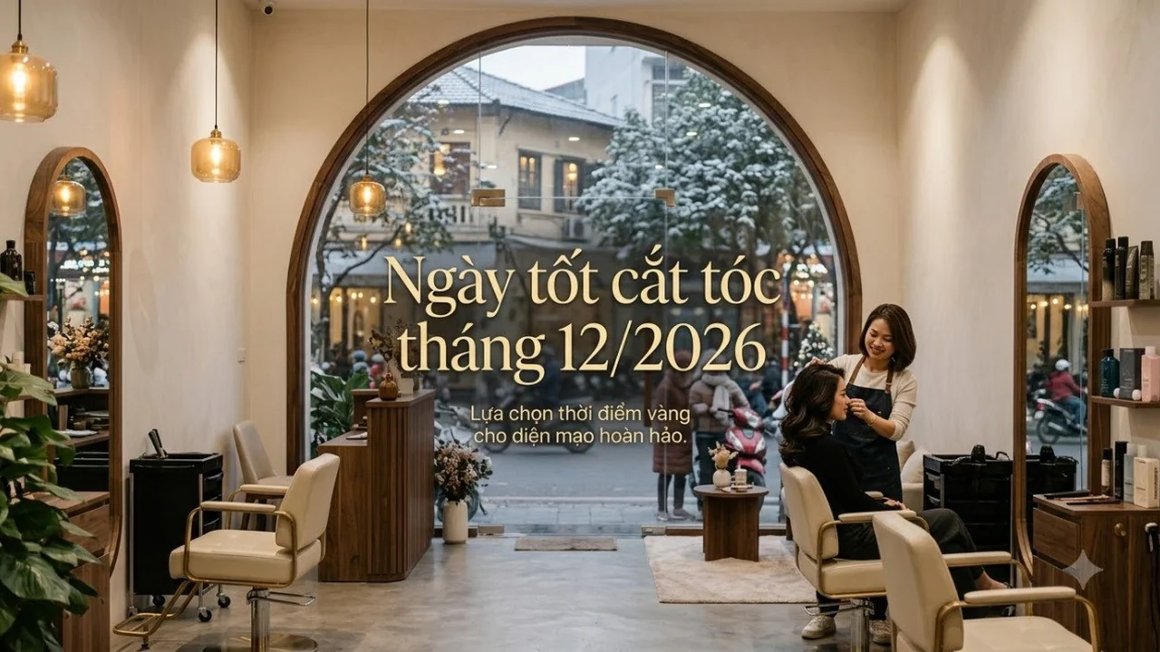 Ngày tốt cắt tóc tháng 12 năm 2026