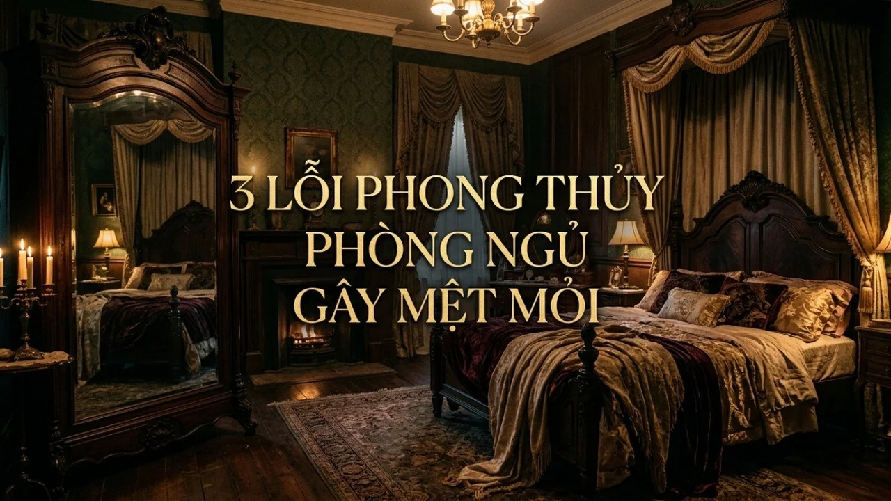 Red Flag phong thủy: 3 dấu hiệu phòng ngủ đang làm bạn mệt mỏi, dễ cáu gắt