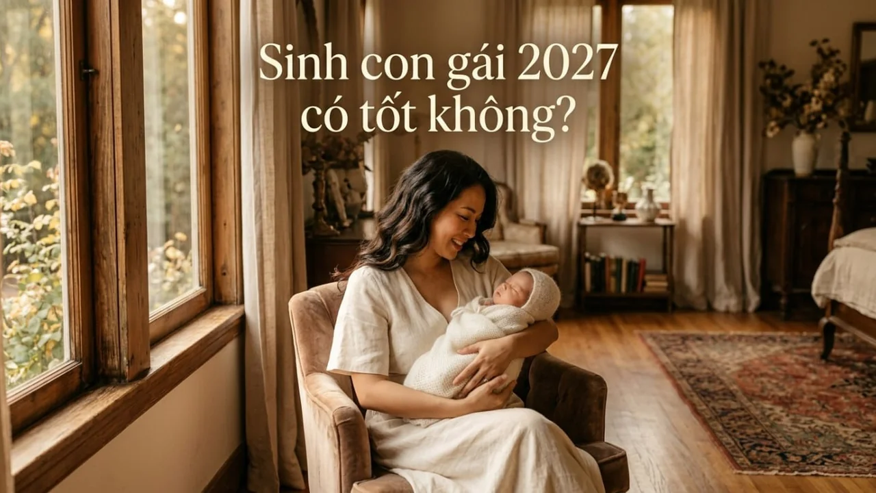 Sinh con gái năm 2027 có tốt không: Tử vi tuổi Đinh Mùi