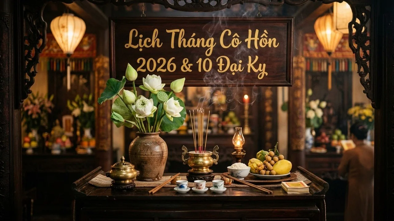 Tháng cô hồn 2026 bắt đầu từ ngày nào? 10 điều tuyệt đối kiêng kỵ để tránh xui xẻo