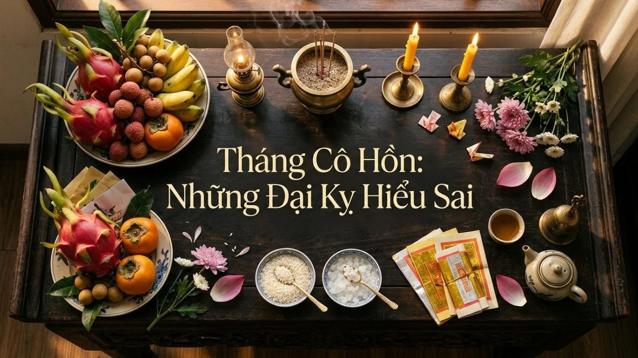 Tháng Cô Hồn (Rằm tháng 7): Sự thật những điều đại kỵ bạn đang hiểu sai