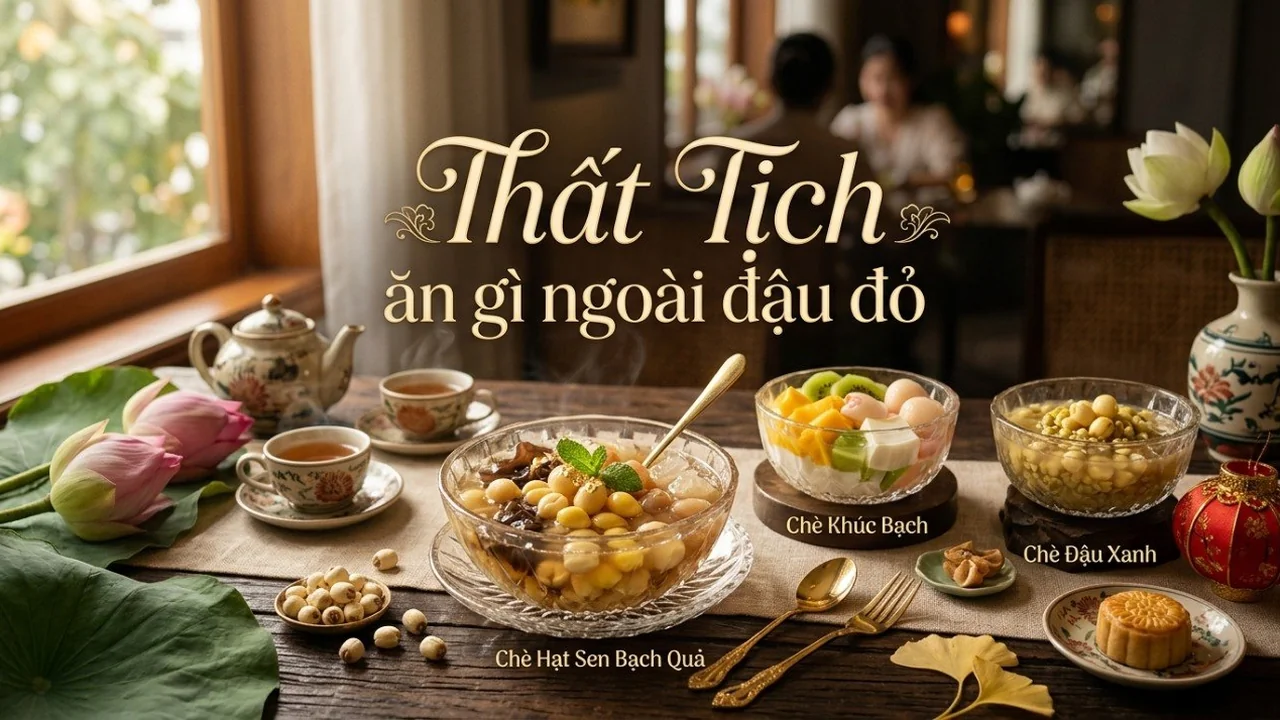 Thất tịch ăn gì ngoài chè đậu đỏ để cầu duyên lành