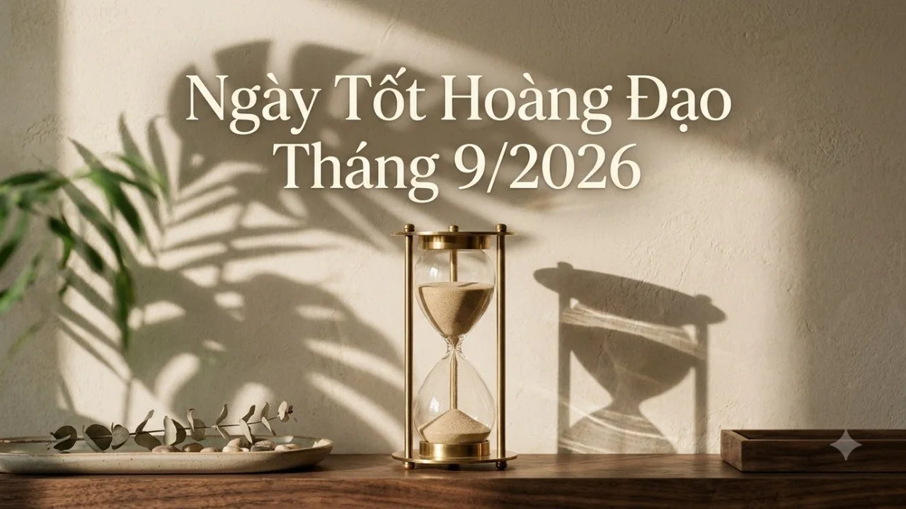 Tổng Hợp Ngày Tốt Tháng 9/2026: Lịch Hoàng Đạo Khởi Sự Đại Cát