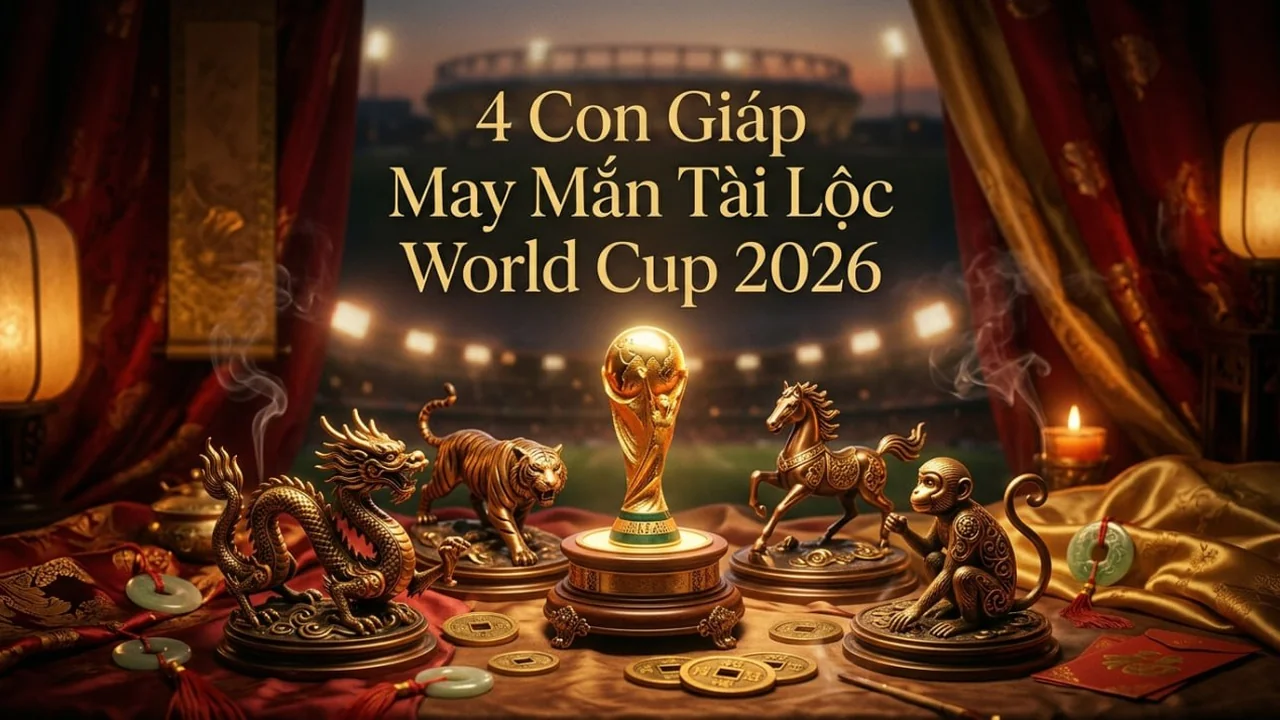 Top 4 con giáp có vận may tài lộc rực rỡ nhất mùa World Cup 2026