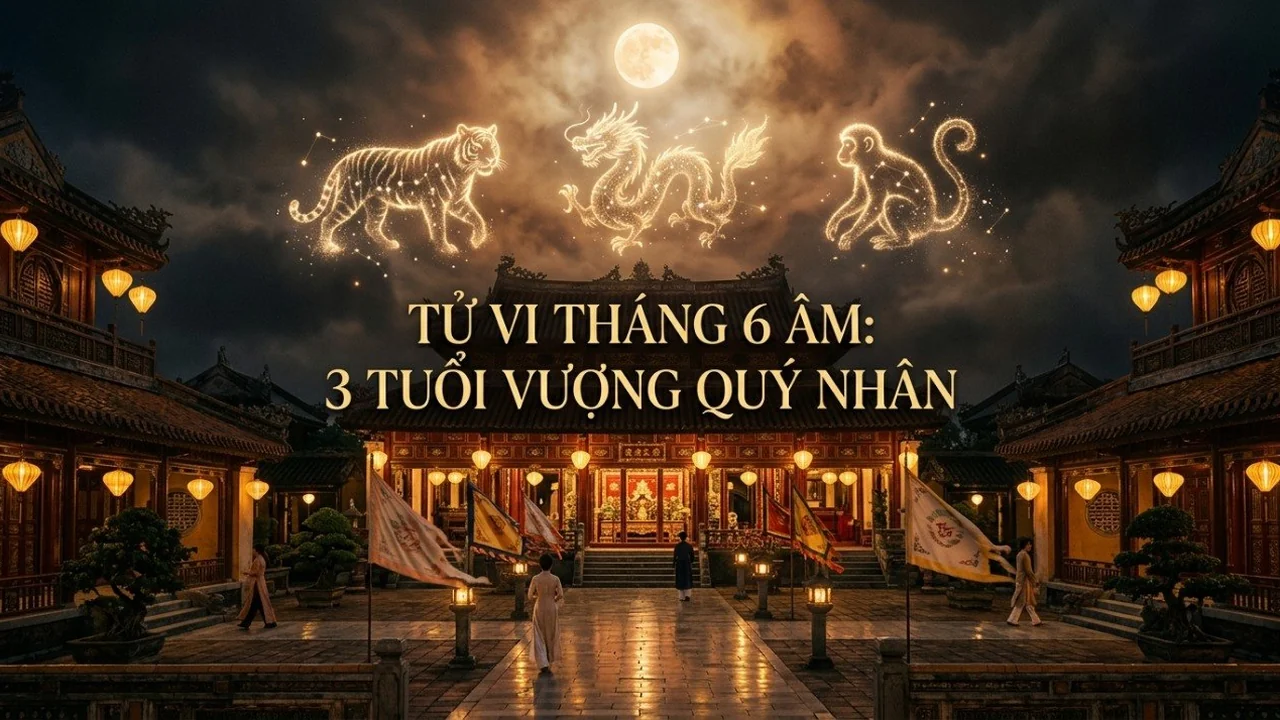 Tử vi tháng 6 Âm lịch: 3 tuổi vượng quý nhân, quét sạch vận xui