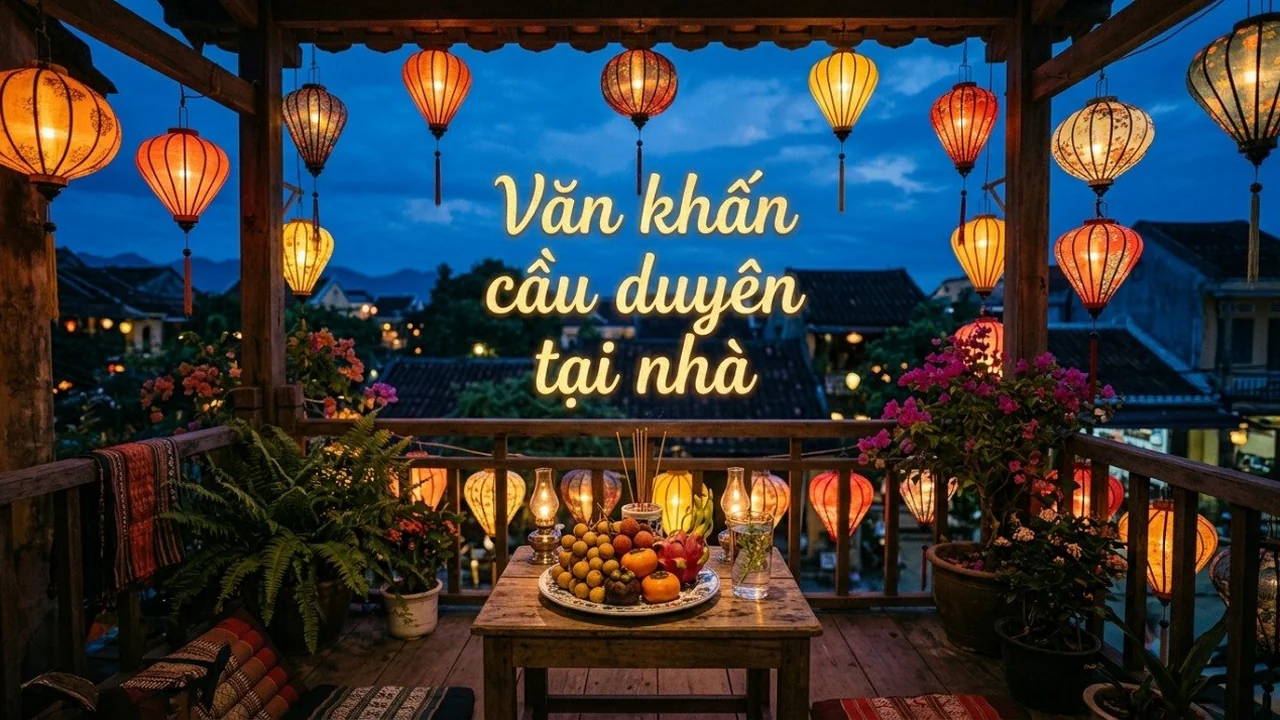 Văn khấn cầu tình duyên tại nhà: Cách chuẩn bị và bài cúng chi tiết